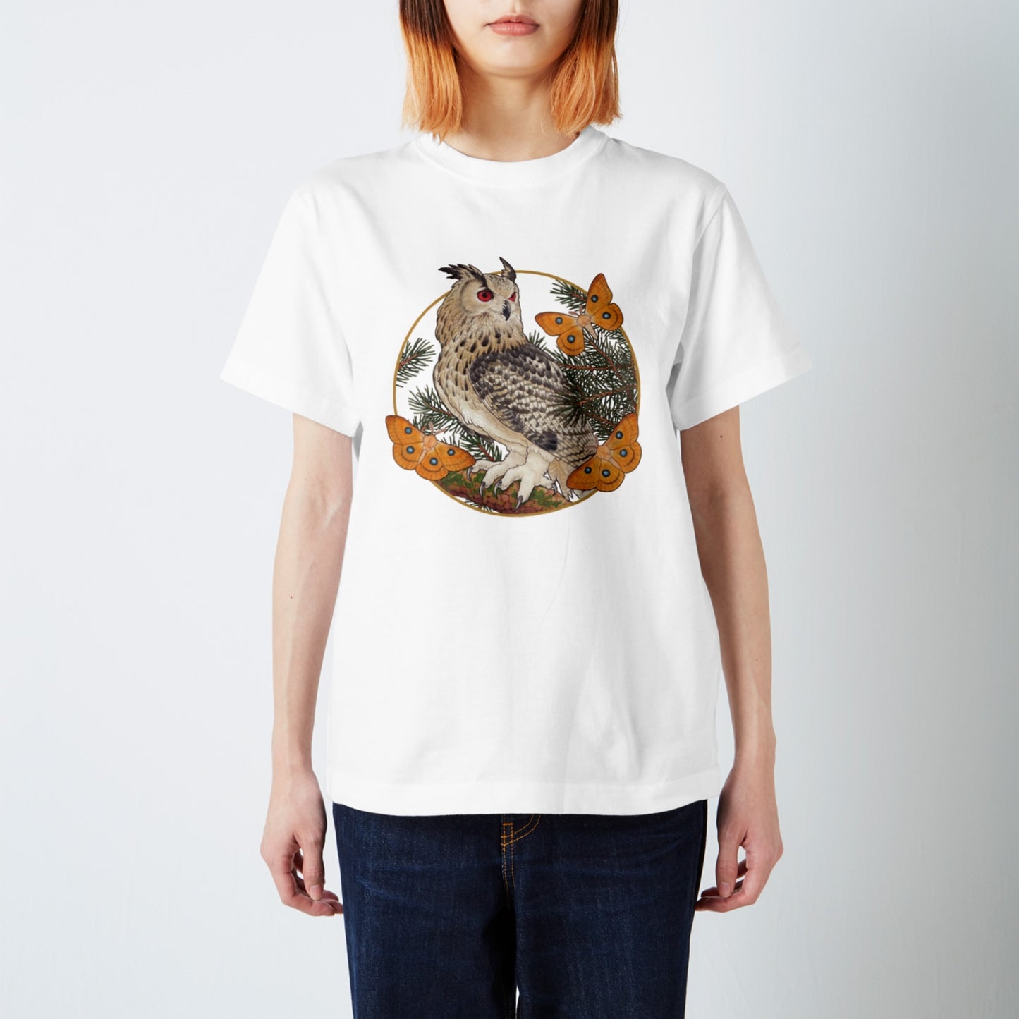 Ocelot x tropical plants -7.5oz heavy cotton T-shirts