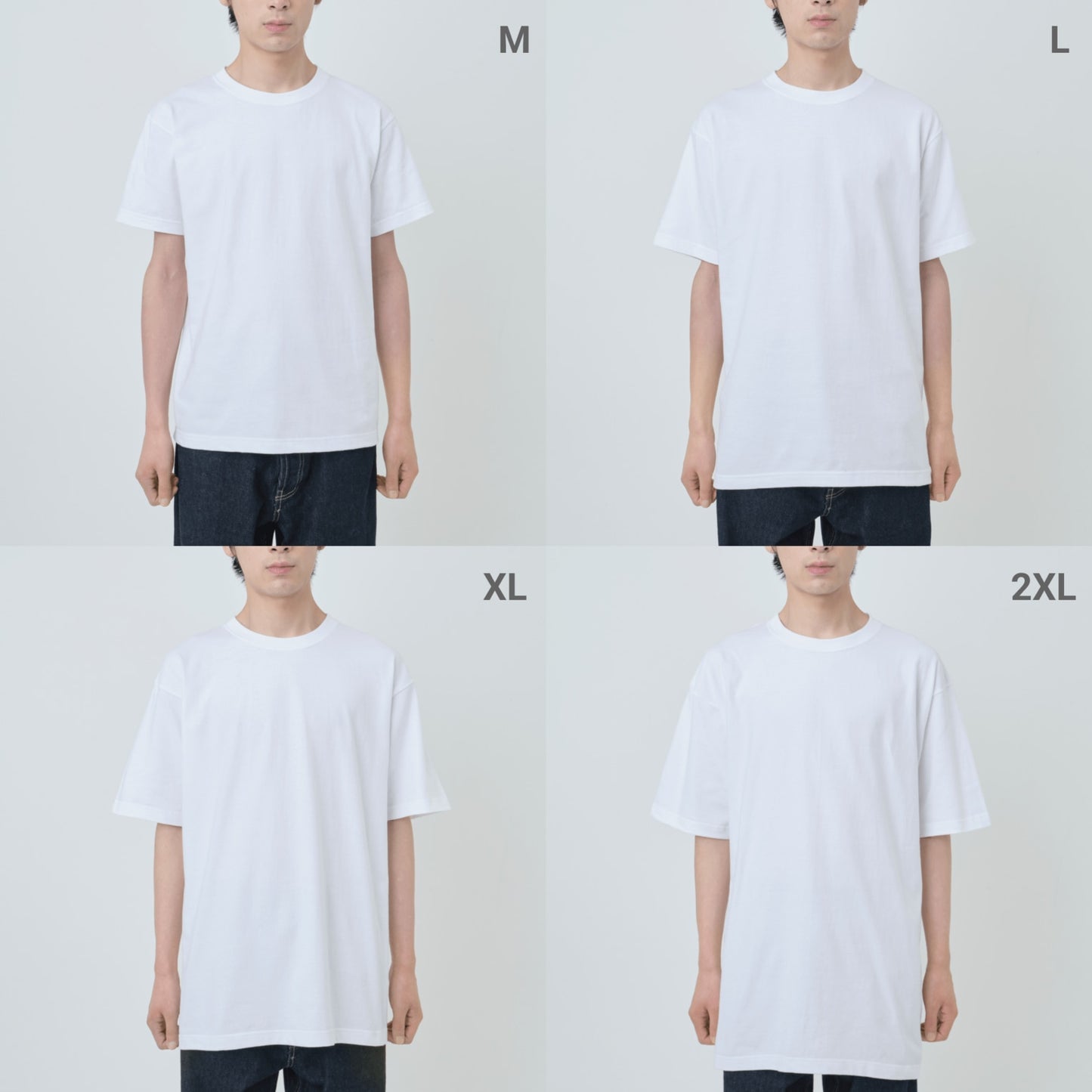 Gray wolf × Magnolia -7.5oz heavy cotton T-shirts