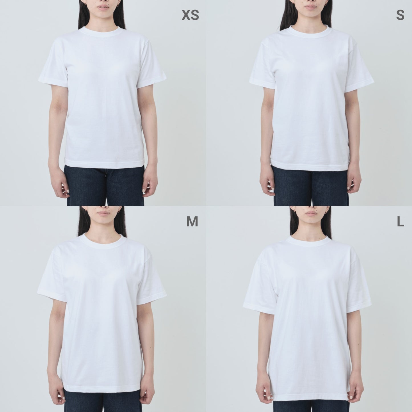 Gray wolf × Magnolia -7.5oz heavy cotton T-shirts