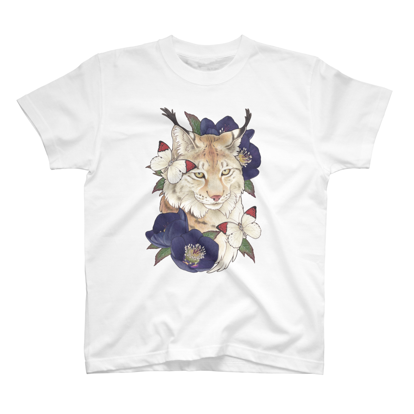 Lynx and black hellebore -7.5oz heavy cotton T-shirts