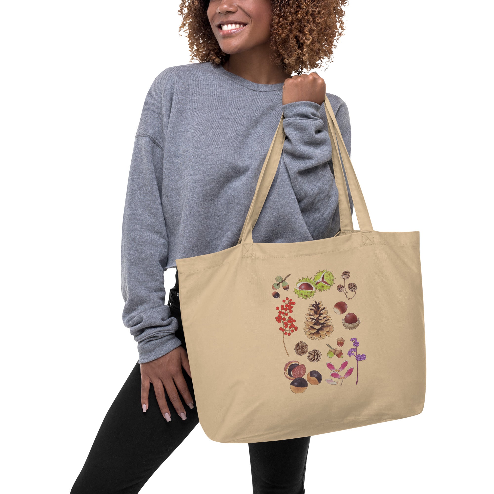 Nuts from Autumn - eco tote bag – SHIMASATOMI museum