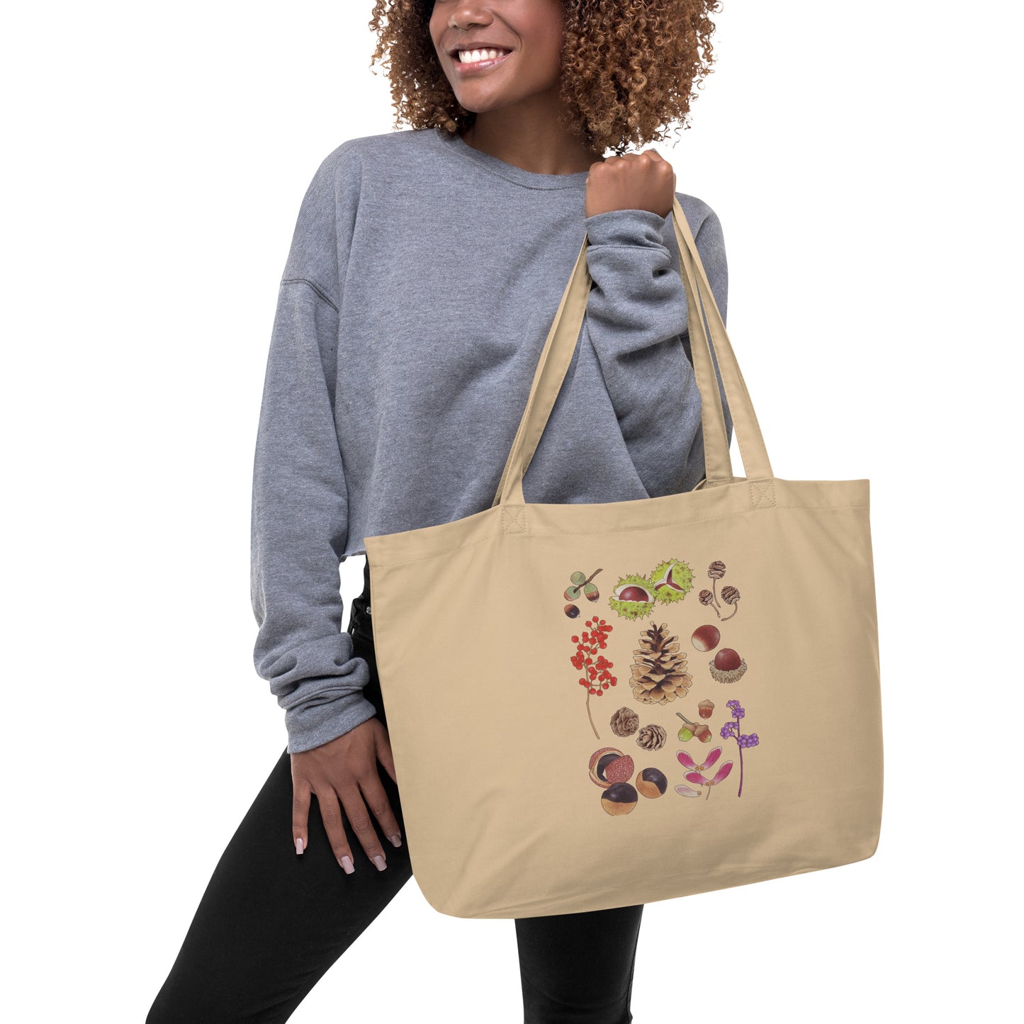 Nuts from Autumn - eco tote bag