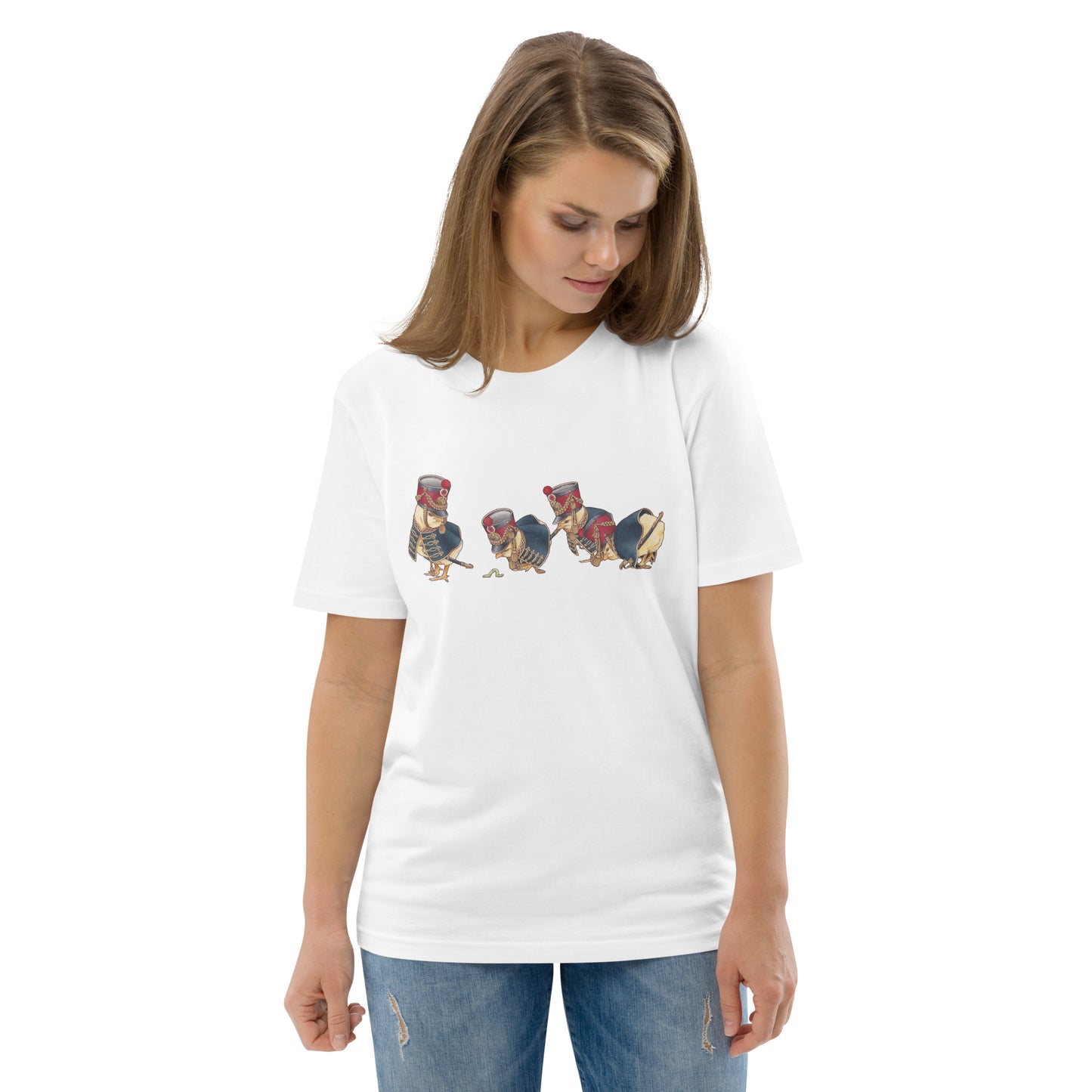 Platoon of chicks-Unisex organic cotton t-shirt