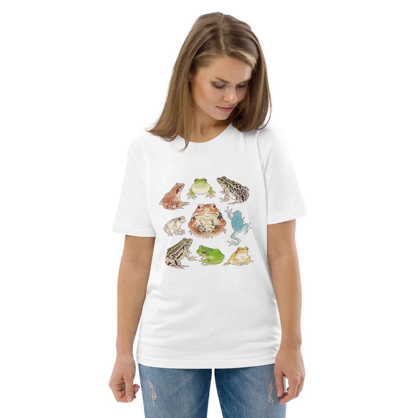 Japanese frogs-Unisex organic cotton t-shirt