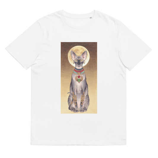 Bastet like Egyptian cat-Unisex organic cotton T-shirt
