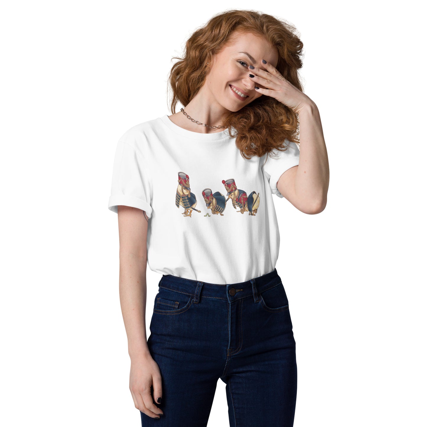 Platoon of chicks-Unisex organic cotton t-shirt