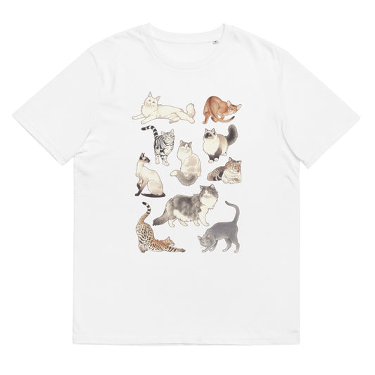 Cats-Unisex organic cotton t-shirt