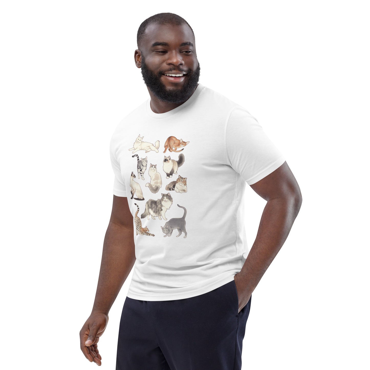 Cats-Unisex organic cotton t-shirt