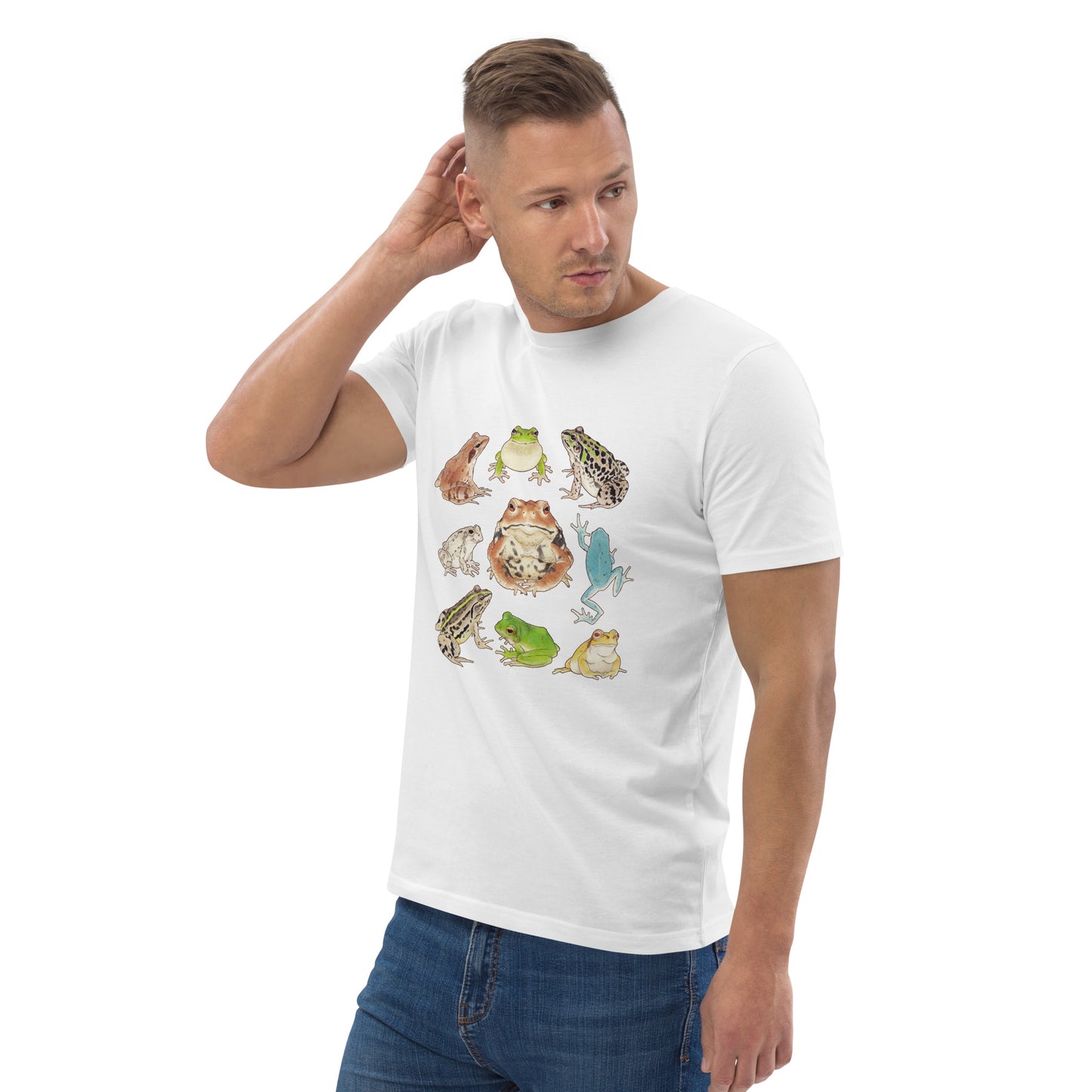 Japanese frogs-Unisex organic cotton t-shirt