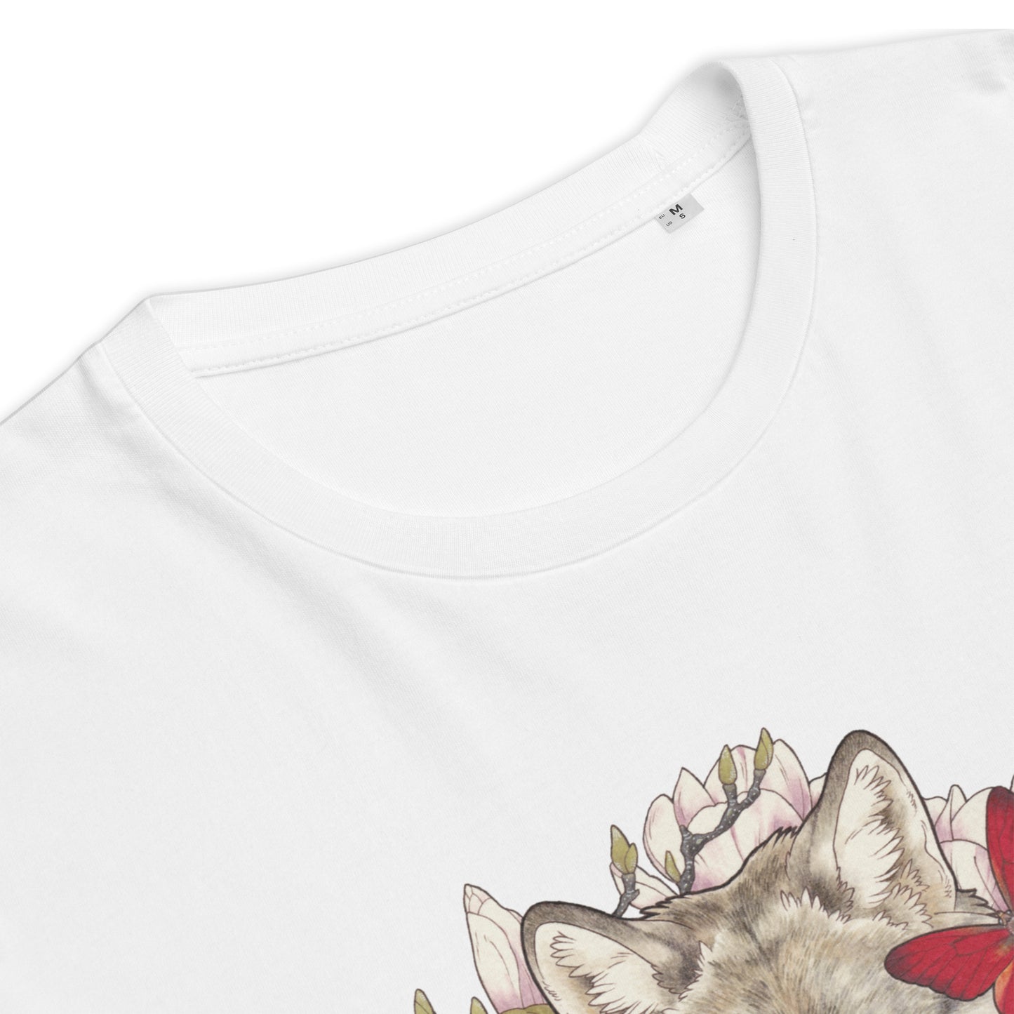 Gray wolf & Magnolia-Unisex organic cotton t-shirt