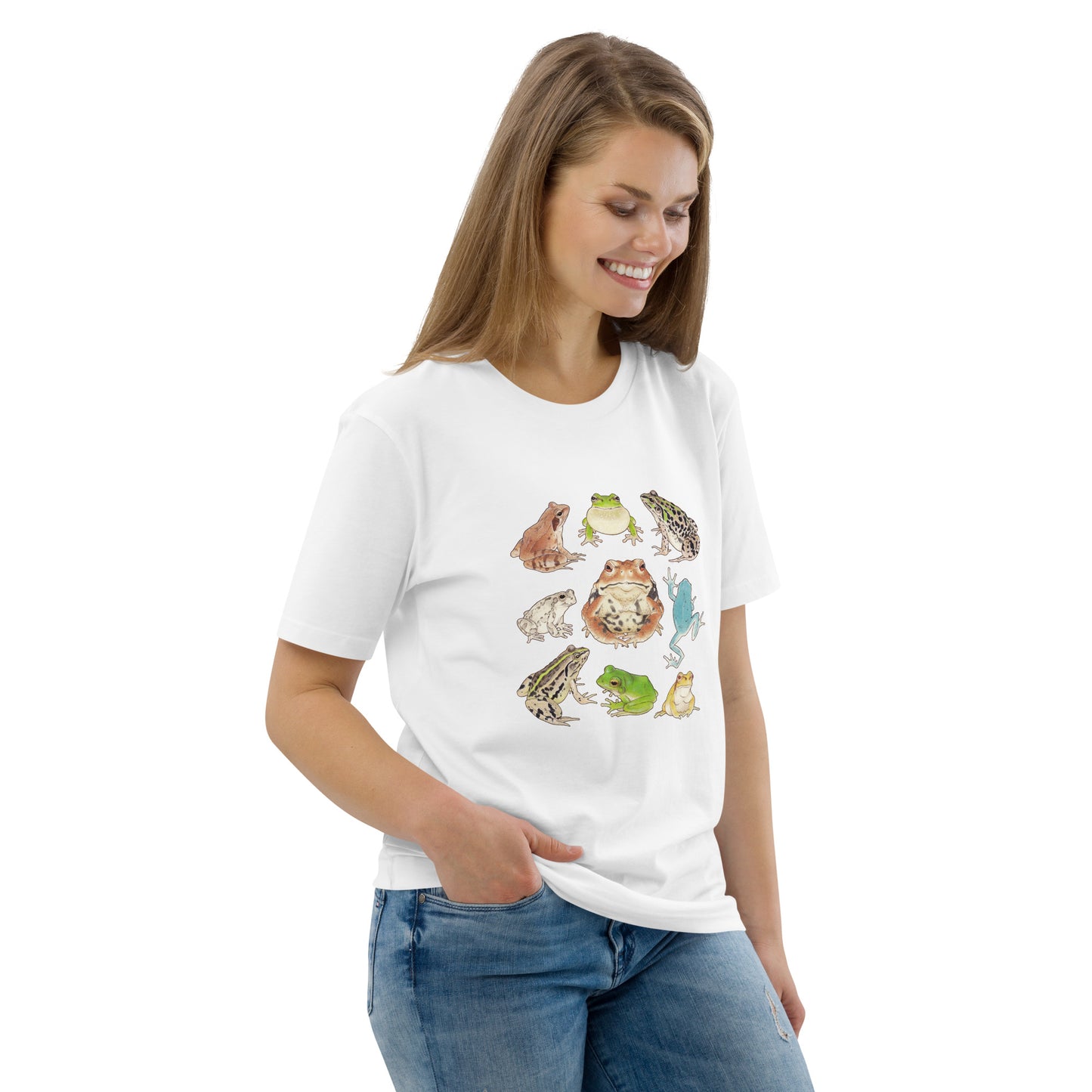 Japanese frogs-Unisex organic cotton t-shirt
